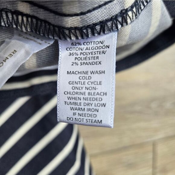 New  LOFT The Riviera Short striped shorts navy white nwt size 4 shorts - Picture 8 of 12